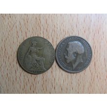 GB 1919 George V Half PennyCoin