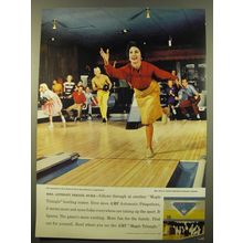 1961 AMF Bowling Advertisement - Mrs. Anthony Drexel Duke