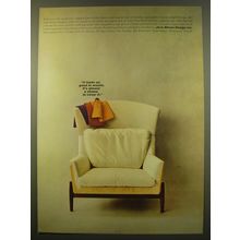 1961 Jens Risom U-312 Chair Advertisement - It looks so good in muslin