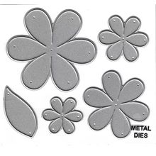 Floral Die Set. Die Cutting Cardmaking Scrapbooking Crafts