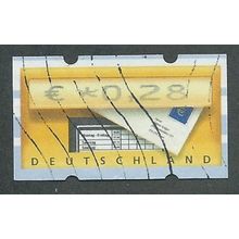 GER €0.28 'DEUTSCHLAND' MACHINE LABEL (EBID43-293)