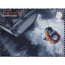 Great Britain 2008 Rescue at Sea 48p Portland Dorset Unmounted Mint SG2827 stamp