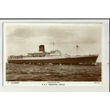 Union-Castle Line RMS PENDENNIS CASTLE Postcard by Hoffmann (1351)