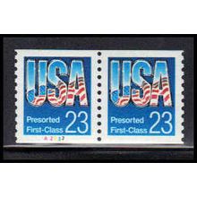 2606 23c U.S. Flag Very Fine MNH CNP Left A2232 PA1440