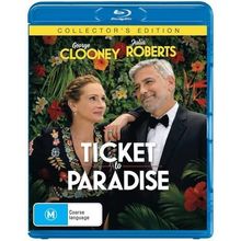Ticket to Paradise Blu-ray | Julia Roberts, George Clooney | Region Free