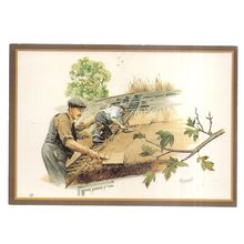 THATCHING unused postcard Country Crafts J.Arthur Dixon PCK 25410 #