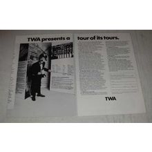 1969 TWA Airlines Ad - A Tour of Its Tours