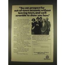 1976 Bell System Ad - Out-of-Town Accounts