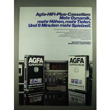 1979 Agfa Hi-Fi-Plus-Cassette Ad - in German