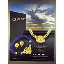 1985 Chaumet Les Pierres d'Or Jewelry Ad!