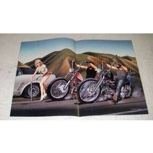 1985 David Mann Illustration - Flat Tire