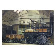 'LOCOMOTION' Stockton & Darlington Railway unused postcard J.Arthur Dixon =