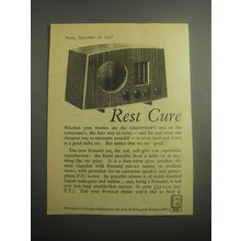 1948 Ferranti 248 Radio Ad - Rest Cure
