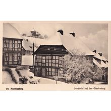 Andreasberg In Winter Lower Saxony Germany Antique Postcard