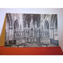 THE REREDOS, LICHFIELD CATHEDRAL, unused postcard by W H Smith #