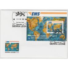 Sierra Leone 2019 Mi. ? FDC Souvenir 20e anniversaire Emission commune E.M.S UPU