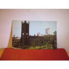 THE CATHEDRAL, MANCHESTER, LANCASHIRE . used postcard 1967 pm =