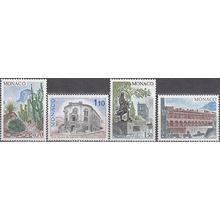 Monaco 1980 Michel 1406 - 1409 Neuf ** Cote (2008) 7.00 € Sites et monuments