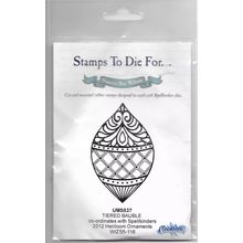Creative Expressions. Tiered Bauble Stamp. Stamping Cardmaking Scrapbooking