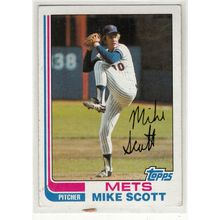 1982 Topps baseball card 432 Mike Scott - Mets