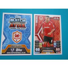 49. Gary Medel - Cardiff City - Match Attax 2013/14 Football Card EF1