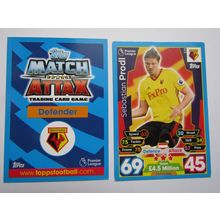 314. Sebastian Prodl - Watford - Match Attax 2017/18 Football Card EF1