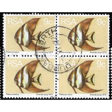 1974/1976 SG 355 - fine used (o) - block of 4