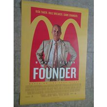 The Founder - Movie Poster with Michael Keaton as Ray Kroc - Risk -Rule-Game