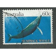 AUS 1982 60c 'HUMPBACK WHALE' FINE USED (EBID34-141)