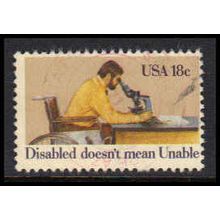 Used 1925 18c Disabled Fine W4515