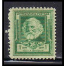 864 1c Henry Longfellow Fine MNH KA2494