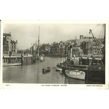 Yorkshire WHITBY Inner Harbour Postcard (Chadwick GBW/12