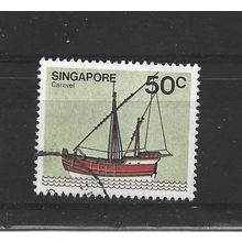 Singapore.SG371 50c Caravel.Fine Used.Jun25