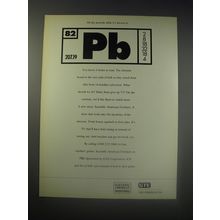 1990 GTE Scientific American Frontiers on PBS Ad - Pb