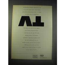1990 GTE Scientific American Frontiers on PBS Ad