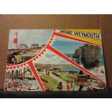 multiview, WEYMOUTH, DORSET. used postcard by Colourmaster 1982 pm =