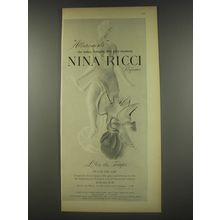 1956 Nina Ricci L'Air du Temps Perfume Ad - Allurements - for today, tonight