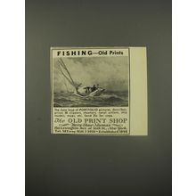 1956 The Old Print Shop Advertisement - Fishing