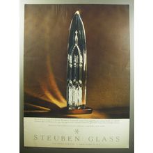 1957 Steuben Glass Advertisement - The Cathedral by George Thompson