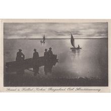 Heilbad Strand Austrian Fishermen Resting Old Postcard
