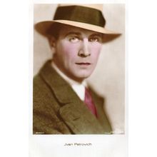 Jvan Petrovich Hand Coloured Tinted Real Photo Postcard