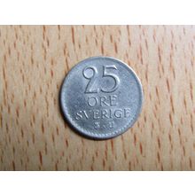 Sweden 1969 25 Ore Coin