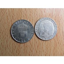 Sweden 1991 1 Krone Coin