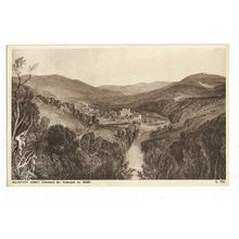 Buckfast Abbey, Turner, c1828, Buckfastleigh, Devon, Postcard.