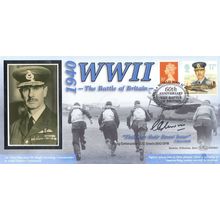 George Unwin Battle Of Britain WW2 Benhams Rare Hand Signed FDC