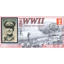 Lieutenant Eric Wilson WW2 East African Campaign Hand Signed Benham FDC
