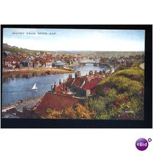Yorkshire WHITBY View Postcard by Valentine (96655)