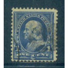 Used 264 1c Benjamin Franklin Just Clears M02741