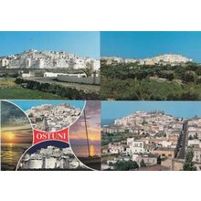 Ostuni 4x Italy Postcard