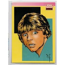 STAR WARS ' GALAXY series 1 ' card # 128 (1993)
